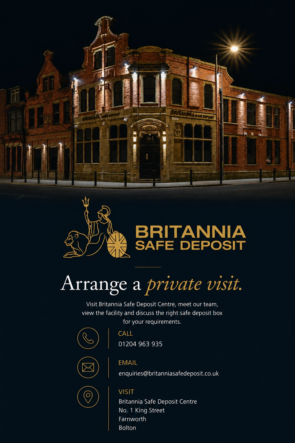 Britannia Brochure Back Cover